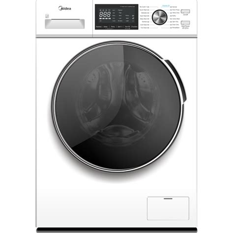 Midea White 24 In Stackable Front Load Washer 31 Cu Ft Mlh27n5awwc