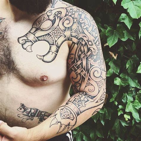 270+ Traditional Viking Tattoos and Meanings (2021) Nordic Symbols For Men | Traditional viking ...