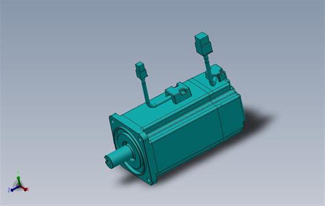 台达伺服电机ecma Cx0807rh（无刹车）solidworks 2016模型图纸下载 懒石网