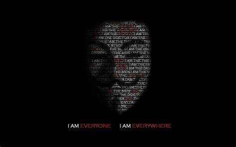 HD Wallpaper Anonymous Typographic Portraits Text Communication