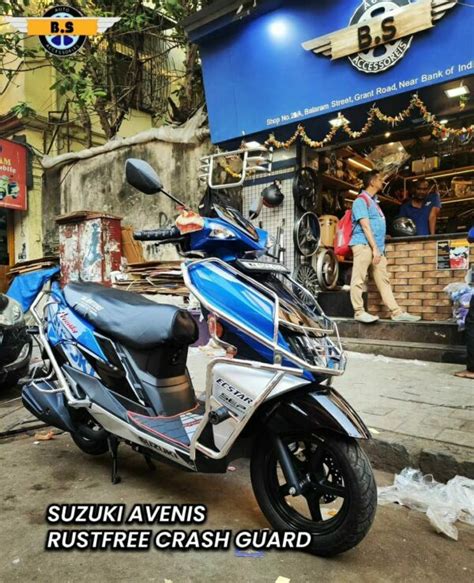 SUZUKI AVENIS 125 FAT CRASH GUARD RUSTFREE STAINLESS STEEL RUSTFREE