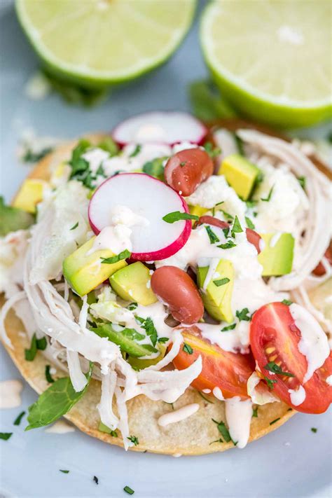 Chicken Tostada Recipe With Mayo Rema Pryor