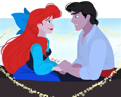 Kiss the girl ~ Ariel and Eric by MariahAimee on DeviantArt