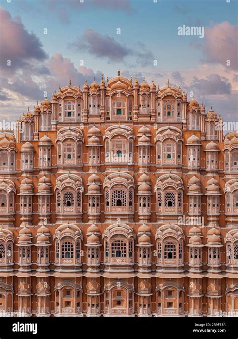 Historic Landmark Hawa Mahal Aka Palace Of The Winds In Jaipur