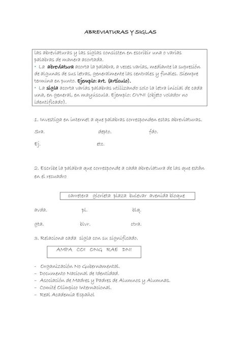 227017 Abreviaturas Y Siglas Elhena Liveworksheets