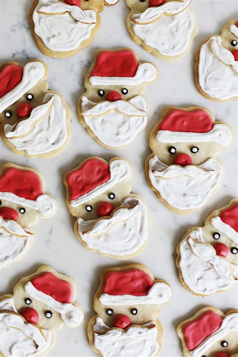 Best Ever Santa Claus Sugar Cookies