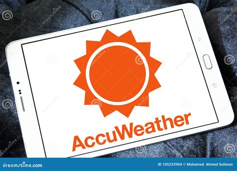 AccuWeather company logo editorial stock image. Image of forecasts ...