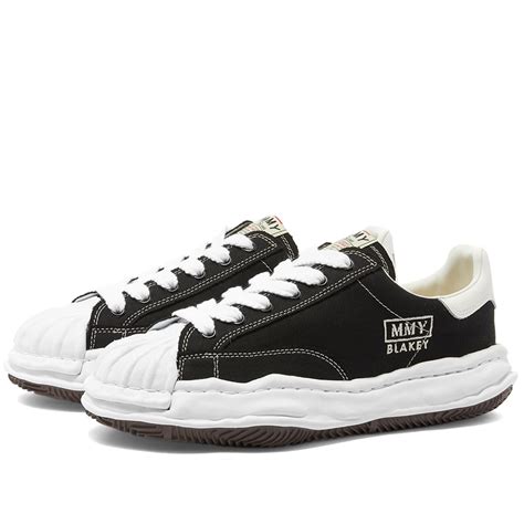 Maison MIHARA YASUHIRO Blakey Low Original Sole Canvas Sneak Black ...