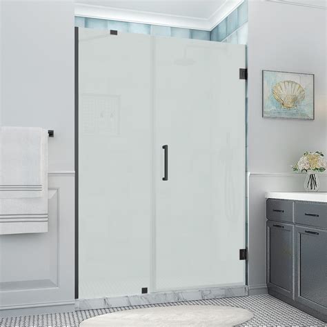 Aston Belmore Xl 56 25 57 25x80 Frameless Hinged Shower Door Ultra