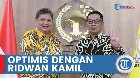 Tanggapi Bergabungnya Ridwan Kamil Sebagai Kader Golkar Airlangga