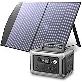 ACEHE 600W Portable Power Station Power Bank With 100 W Portable Solar