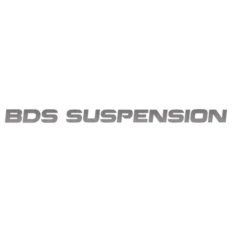 Bds Sticker Silver Bds Suspension Decal Vinyl Sticker Identity Group