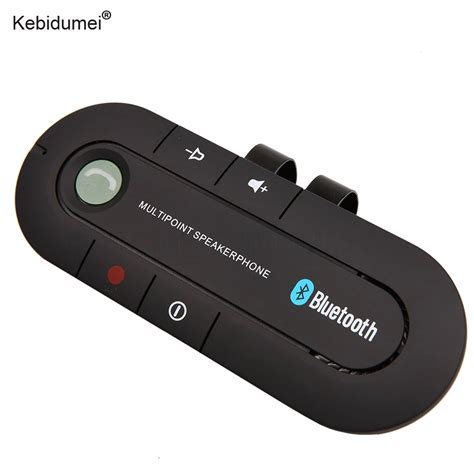 Kebidumei New Bluetooth Multipoint Speakerphone Bass Stereo Aux Car