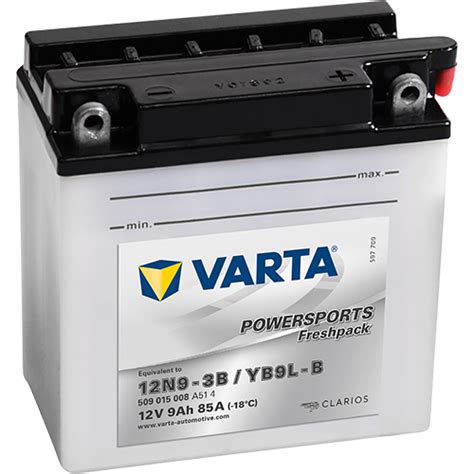 VARTA Powersports YB9L B 9Ah R на супер цена от avtozona33 bg