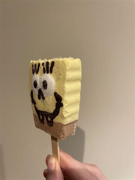 My Sister Works In Retail And Bought These Spongebob Ice Lollies At The