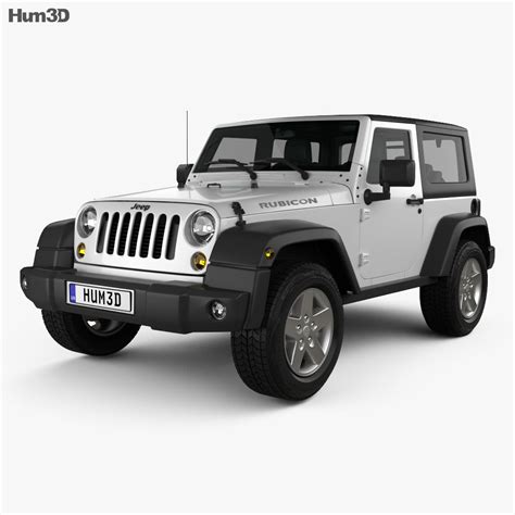 Jeep Wrangler Rubicon hardtop 2011 3D模型 下载 Crossover SUV on 3DModels org