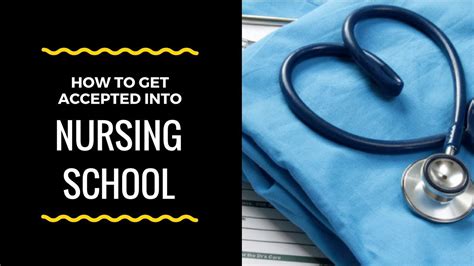 How To Apply And Get Accepted Into Nursing School Youtube