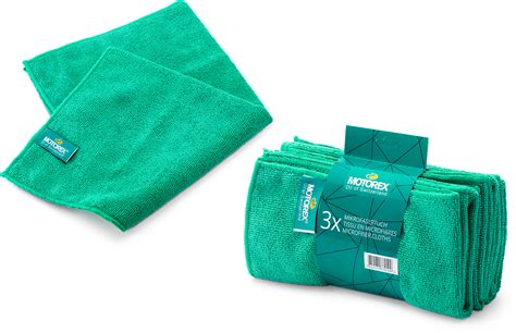 Puhdistusliina Ja Kiilotusliina Setti PACK 3kpl Motorex Microfibre PRO