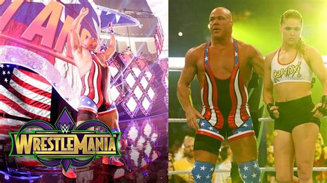 Kurt Angle Entrance Wwe Wrestlemania 34 Youtube