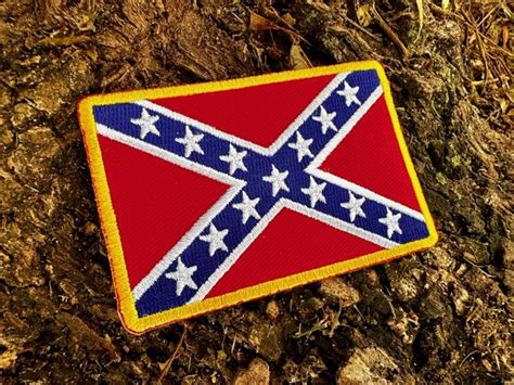 Confederate Flag Patch Rebel Nation