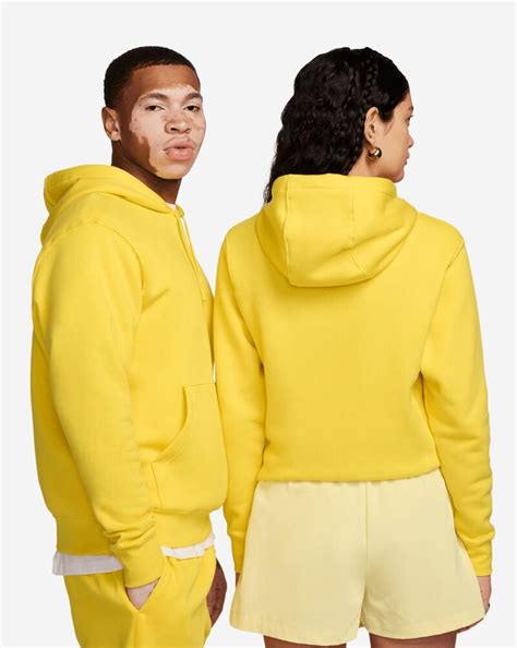 Shop Nike Nsw Club Fleece Hoodie Bv2654 718 Yellow Snipes Usa