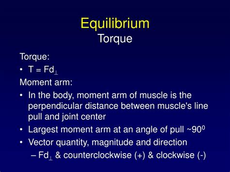 Ppt Chapter 13 Equilibrium And Human Movement Powerpoint Presentation Id3748022