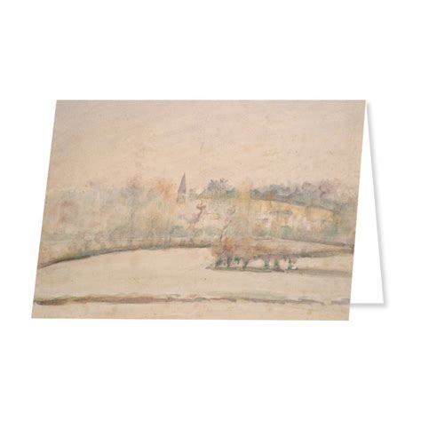 Camille Pissarro White Frost Greetings Card Royal Academy Of Arts