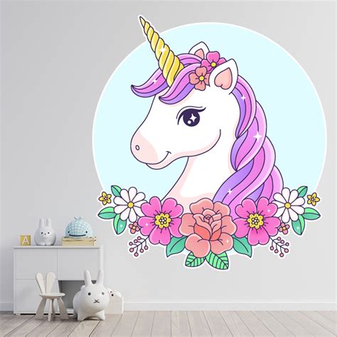 Autocollant Licorne Flamboyante ZoneStickers