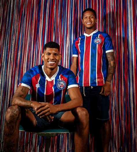 Nova Camisa Listrada Do Ec Bahia Esquadr O Mdf