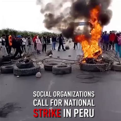 TeleSUR English On Twitter Peru Social Organizations Trade Unions