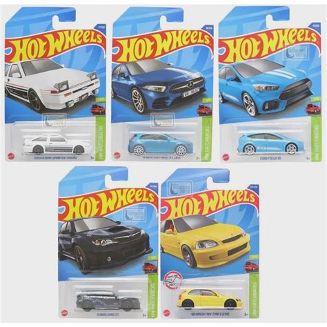 S Rie Hw Hatchbacks Completa Main Line Miniaturas Hot