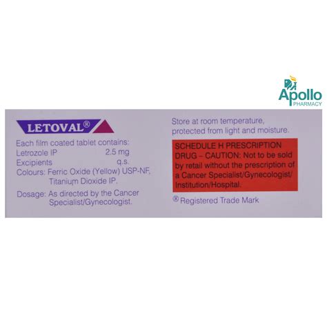 Letoval Tablet 5 S Price Uses Side Effects Composition Apollo Pharmacy