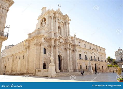 The Siracusa Cathedral stock photo. Image of artistic - 16094946