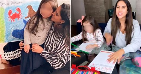 Melissa Paredes Ayuda A Su Hija Con Sus Tareas Y Envía Claro Mensaje