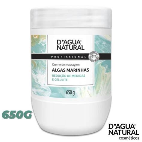 Creme De Massagem Dagua Natural Profissional Redutor De Medidas Algas