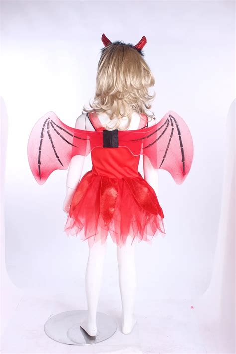 2017 New Costumes Set Angel Devil Costume Girls With Butterfly Wings