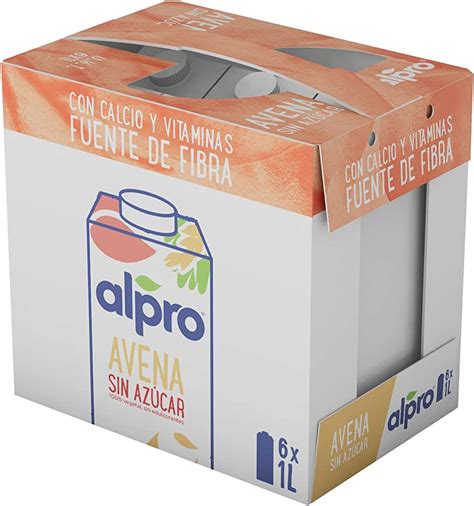 Alpro Bebida De Avena Sin Az Car Brik L Pack Te Llevo El Agua