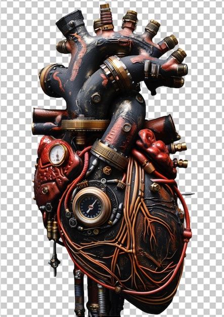 Premium Psd Human Internal Organ With Heart