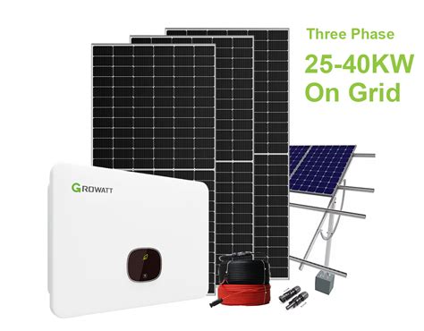 25 40KW On Grid Solar System Solar System Solution Provider