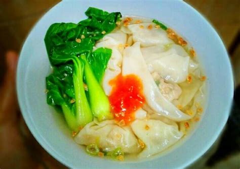 Resep Pangsit Rebus Kuah Oleh Sukiyanti Cookpad
