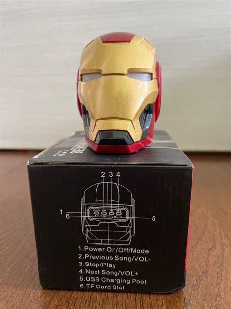 Iron Man Bluetooth Speaker Audio Soundbars Speakers And Amplifiers On