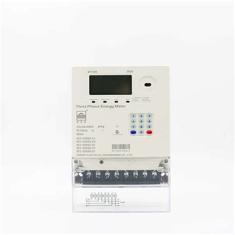 Three Phase Smart Prepayment Energy Meter With Ciu Smart Energy Meter