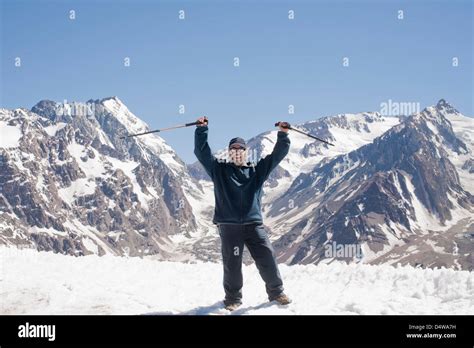 Hiker Standing Mountaintop Hi Res Stock Photography And Images Alamy