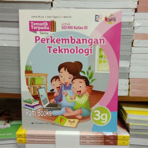 Jual Buku Tematik 3g Kelas 3 SD Mi K13 Revisi Erlangga Shopee Indonesia