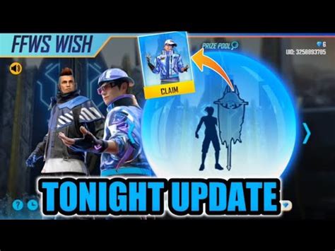 TONIGHT UPDATE FREE FIRE 13 MAY NEW EVENT DETAILS FFWS WISH EVENT