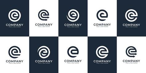 Letter E Logo Vector Art, Icons, and Graphics for Free Download