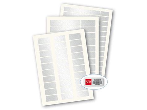 Laserlab Blank Metallic A4 Tamper Proof Laser Printing Label | Contact ...