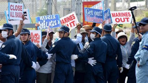 Japan Thousands Protest Us Bases On Okinawa After Local Womans Murder