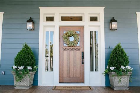 Fixer Upper Front Porch and Door Ideas - Nest of Posies