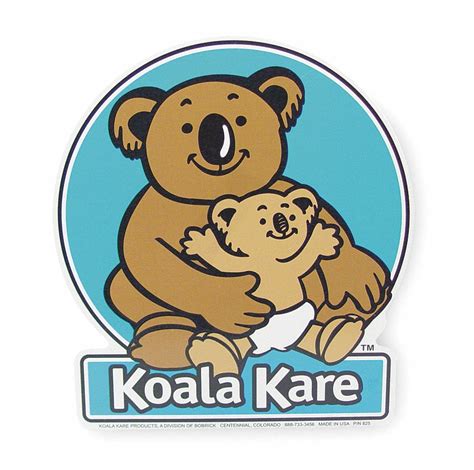 KOALA KARE, Mfr Part # 825, Paper, Baby Changing Station Front Label ...